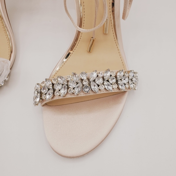 Badgley Mischka Jewel, Uzuri, Champagne NWOB - Picture 10 of 11